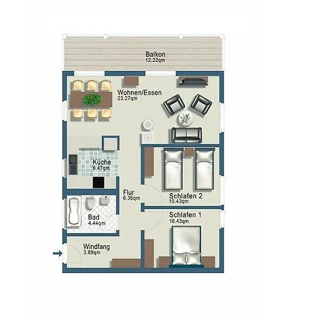 Fewo-15-1-n-ferienwohnung-in-graal-mueritz * Graal-Mueritz